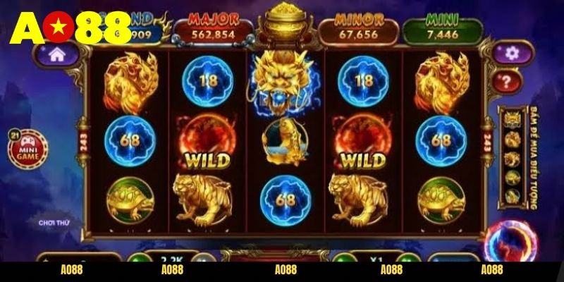 Những cơ chế quay thưởng đặc sắc trong Kho Báu Tứ Linh AO88