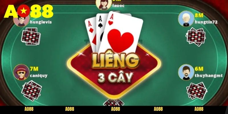 Những lệnh đặt cược quan trọng trên bàn đấu Liêng AO88