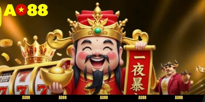 Tựa game quay hũ may mắn Thần Tài AO88